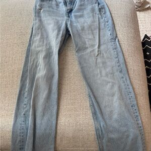 Pull and bear Light Wash Women's Straight-Leg Jeans